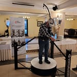 osoba starsza na biezni