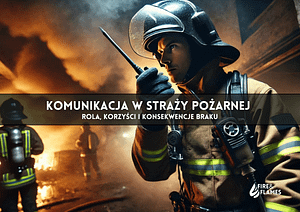 strażak komunikujący się przez radio